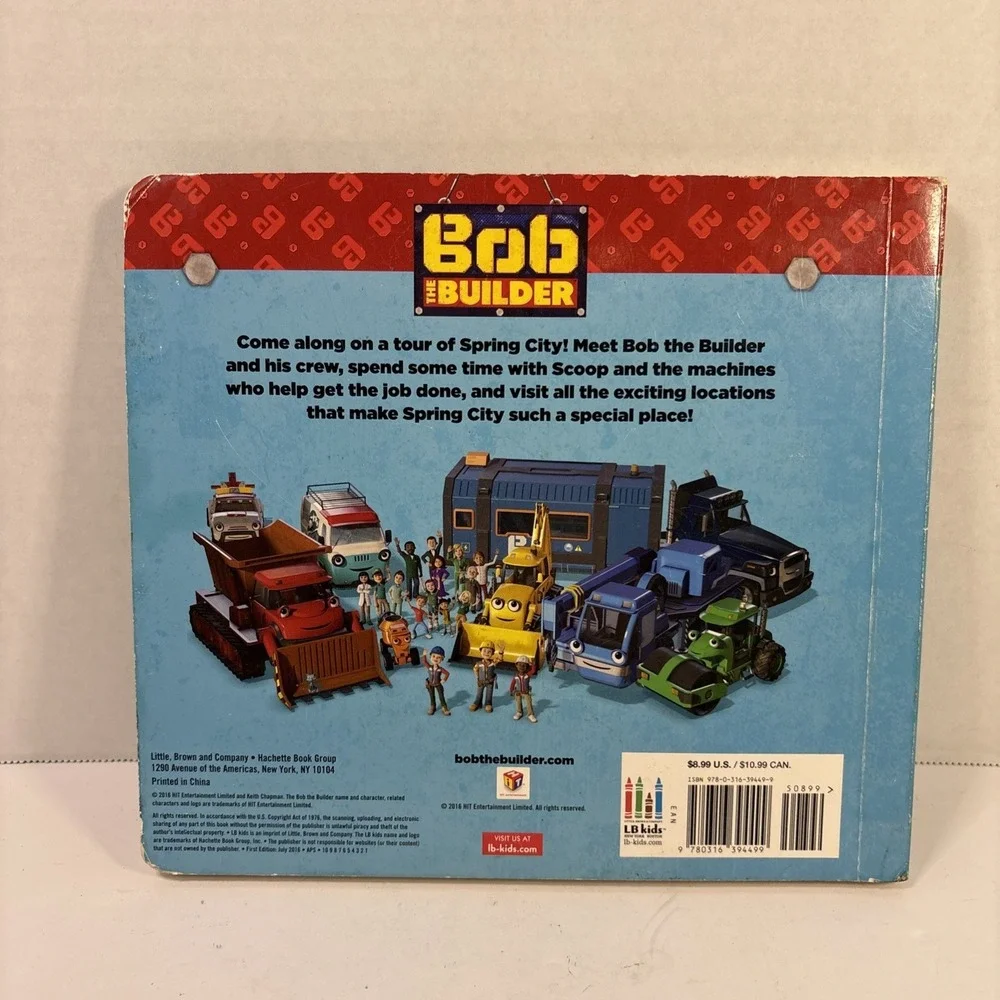 Bob the Builder Welcome to Spring City by Cindy Lucci Board Book